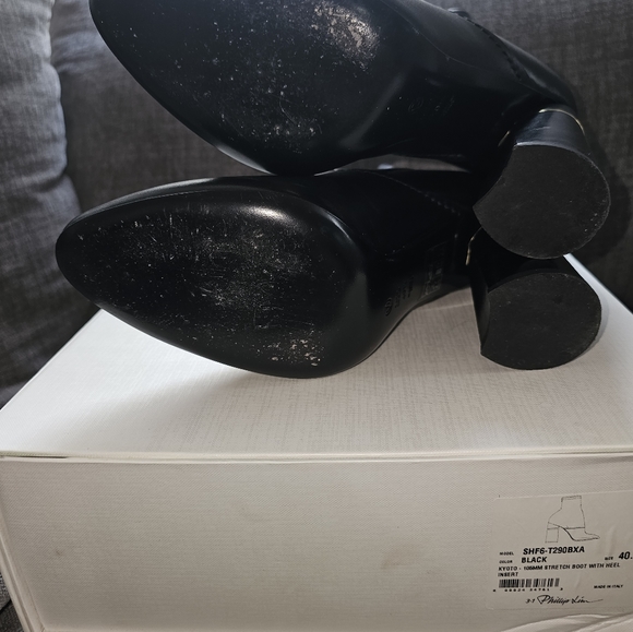 3.1 Phillip Lim Kyoto Stretch Leather Boots Booties Shoes 40.5 - Picture 3 of 8